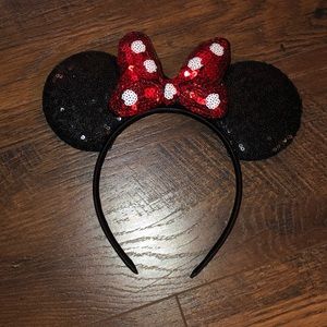 Sequin Minnie Mouse Ears NEVER BEEN WORN